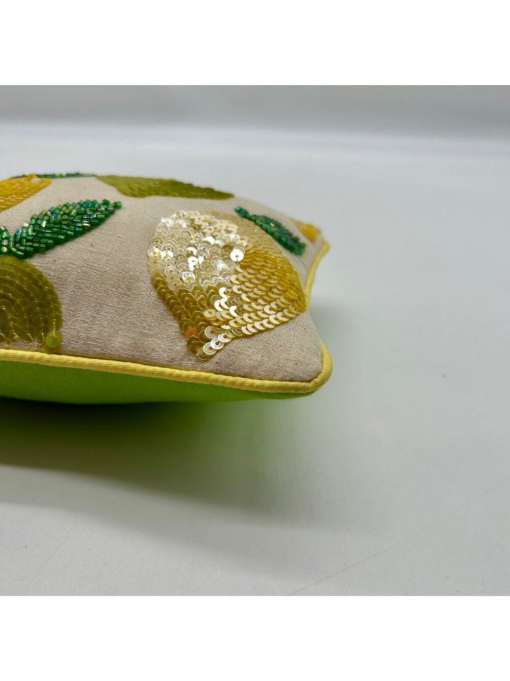 MMS Brands Beige Lemon Pouch - Picture 6 of 10